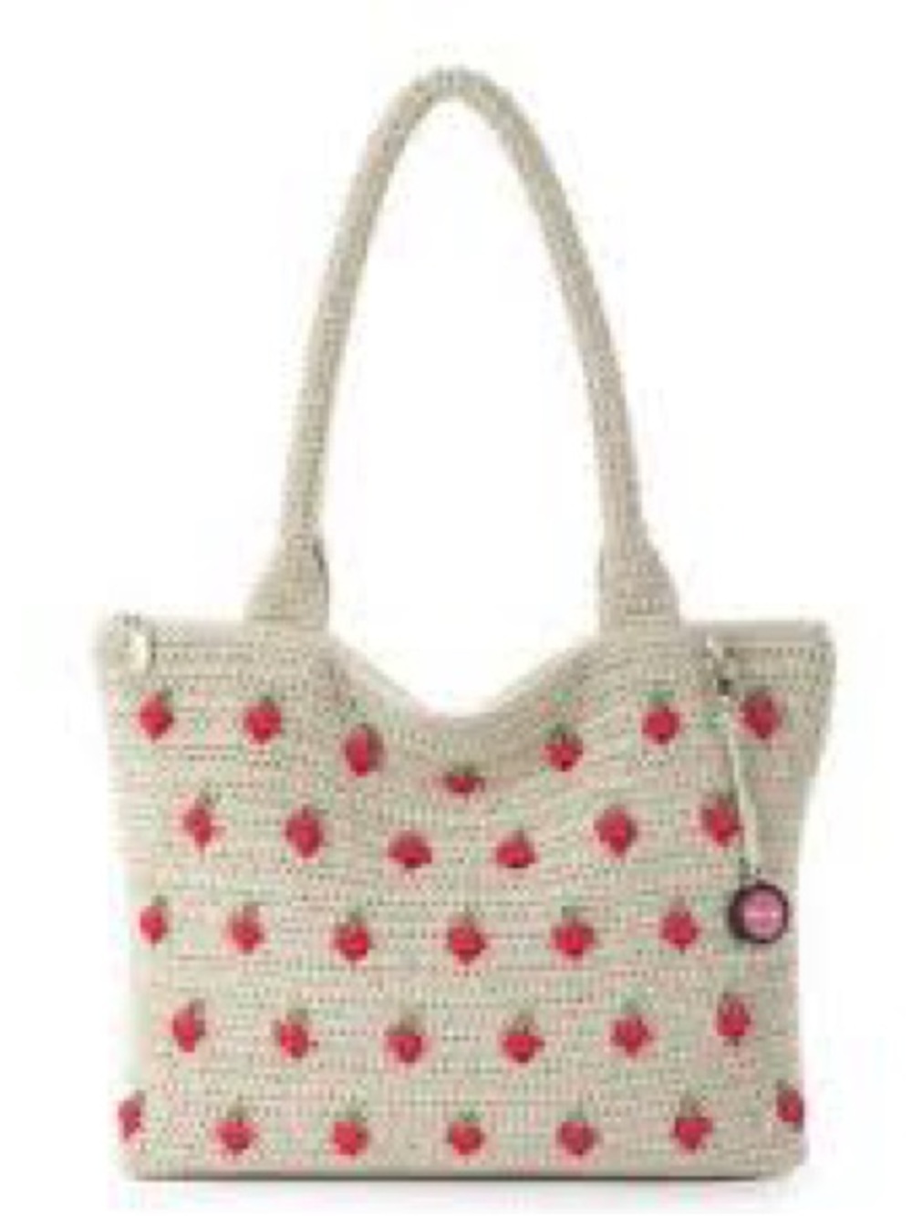 The Sak Strawberry Crochet large Tote